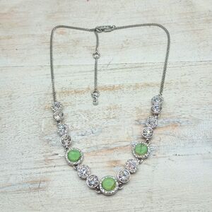Givenchy Silver-tone Stone Necklace